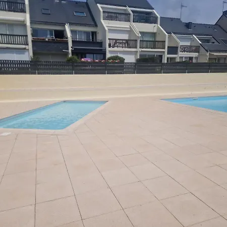 Guidel-plages Lumineux Balcon Vue & Piscine * 基代利普拉格